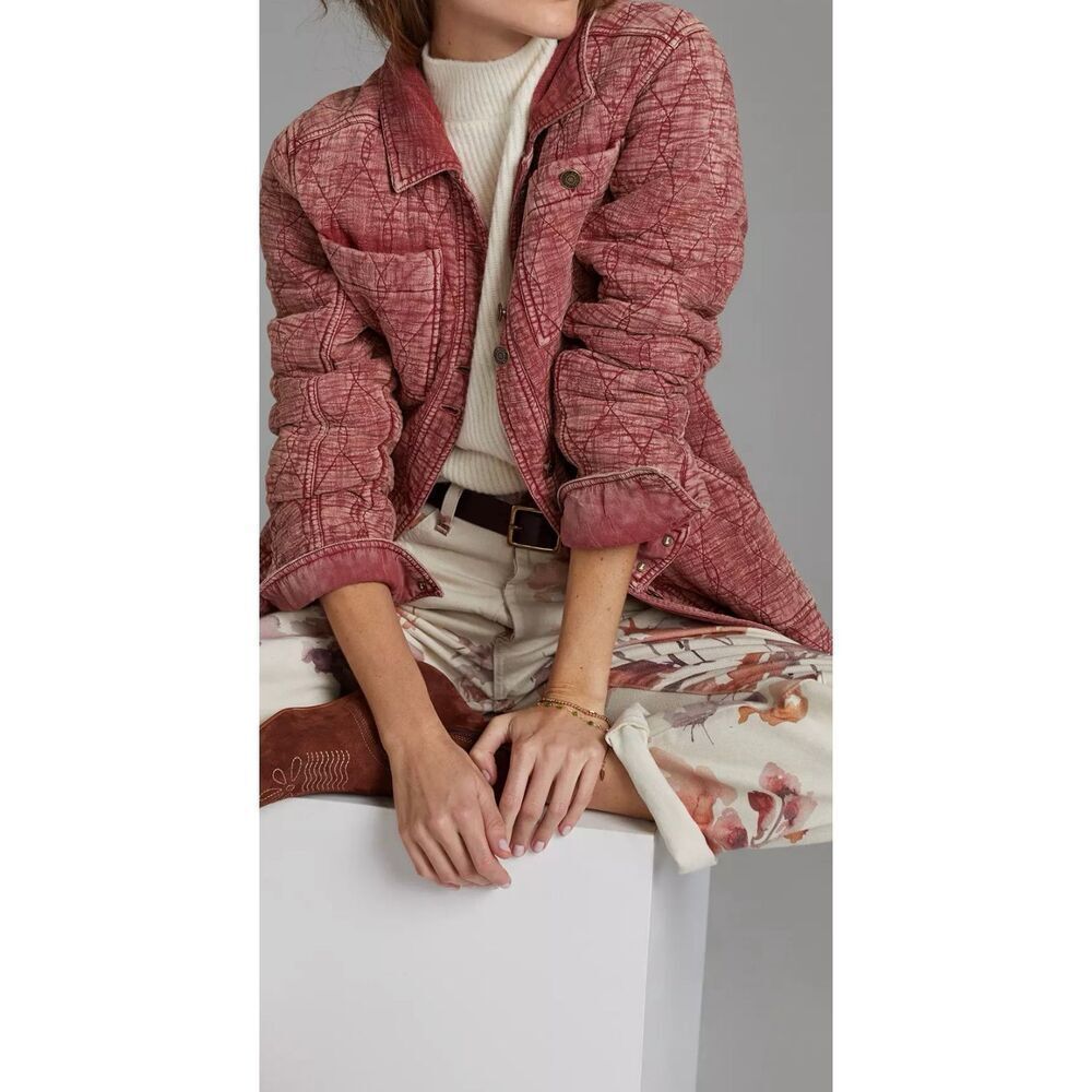 Pilcro The Fielder Quilted Shirt Jacket size xs - Picture 11 of 12